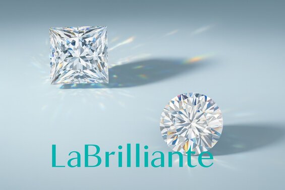 イメージラウンド・ブリリアントカットとプリンセスカットの比較