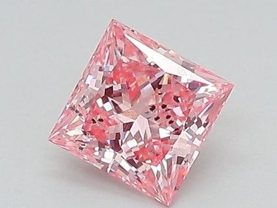 Princess 2.57 Ct.浓彩粉 SI2 级实验室培育钻石