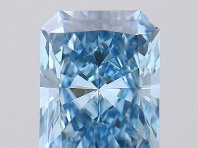 Radiant 0.56 Ct.鲜彩蓝 VVS2 实验室培育钻石