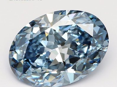 蓝色实验室培育钻石