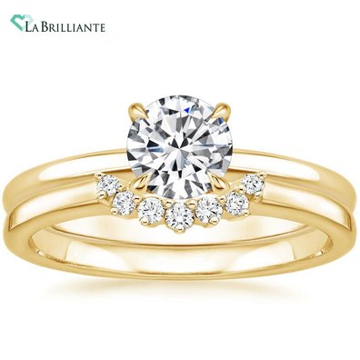 Anello Elodie Lab Diamond in oro giallo 18 carati