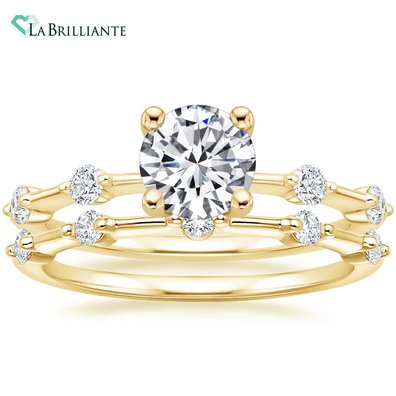 Parure da sposa con diamanti Aimee Lab in oro giallo 18 carati