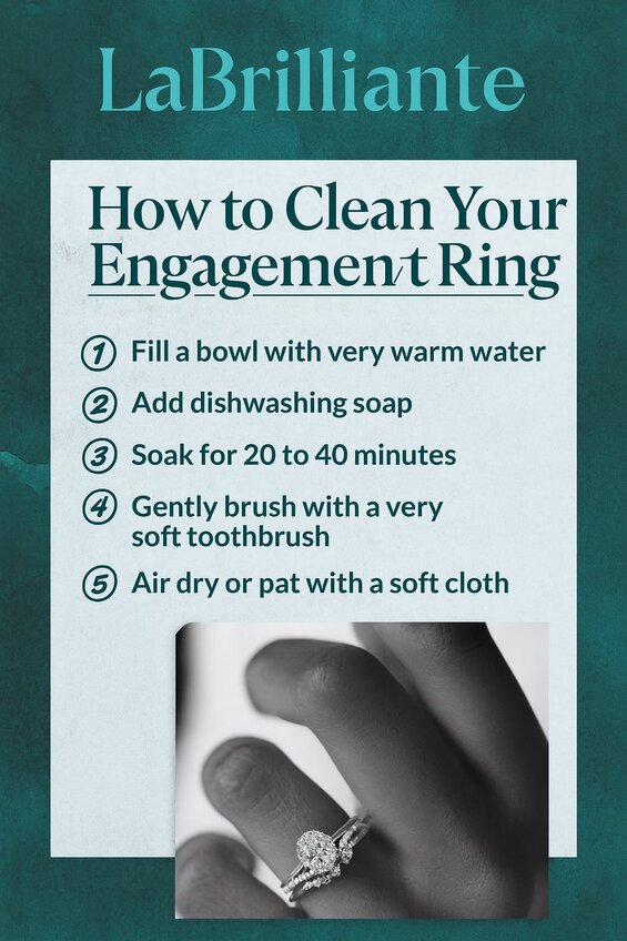 Image: Engagement Ring Cleaning Schedule