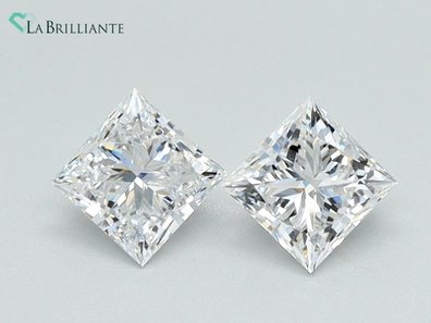 0.64 Ct. Princesse Diamant cultivé en laboratoire