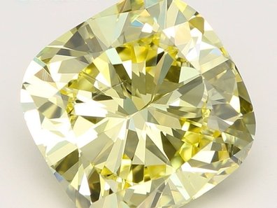 Diamant cultivé par un laboratoire jaune