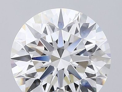 6.07 Carat VS1 Round Lab-Grown Diamond (diamant rond cultivé en laboratoire)