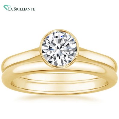 Parure Luna Bridal in oro giallo 18 carati