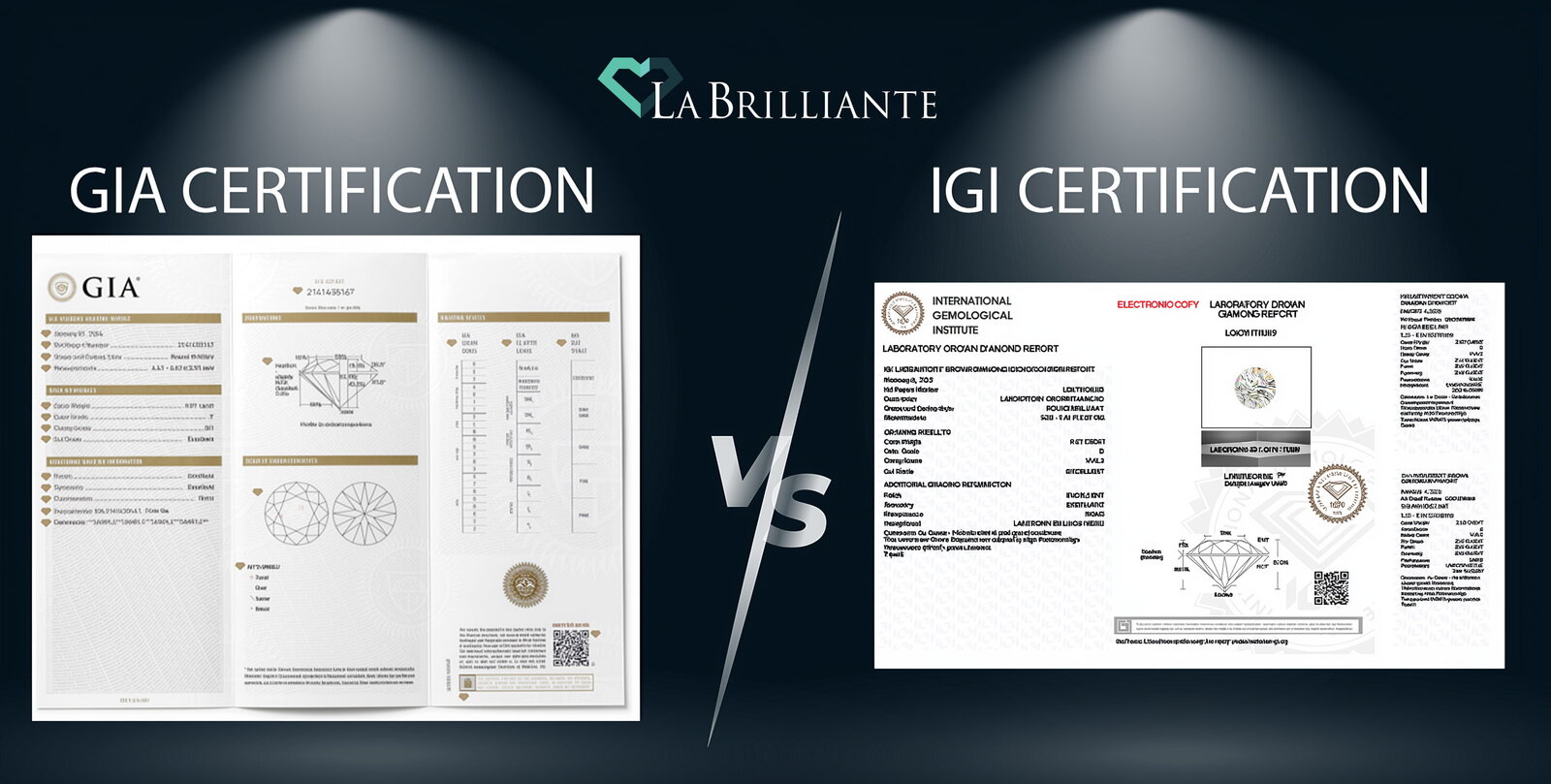 un certificat de diamant de culture