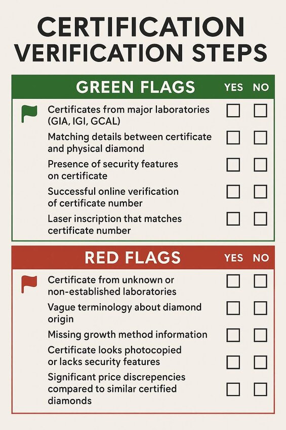 Certification Verification Steps