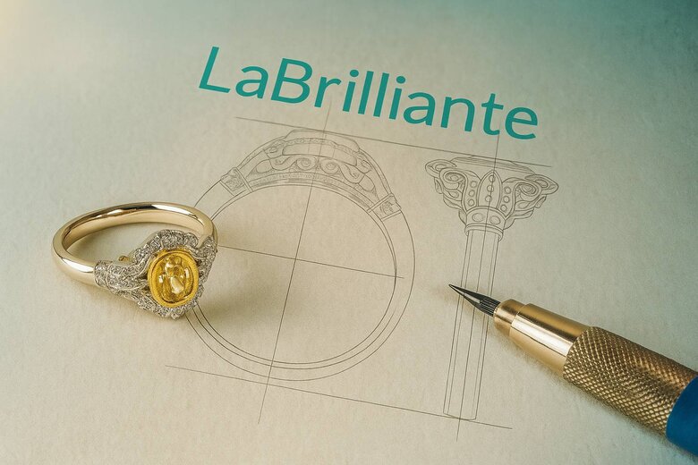 Image: Custom Diamond Ring Design Process Workflow - Follow the complete journey from initial consultation to finished bespoke ring with clear visual steps