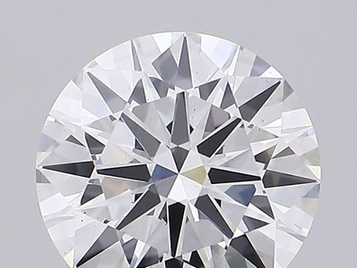 6.08 Carat VS2 Round Lab-Grown Diamond (diamant rond cultivé en laboratoire)