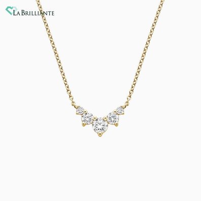 Cinzia Lab Diamond Pendant (1/3 ct. tw) in 18K Yellow Gold