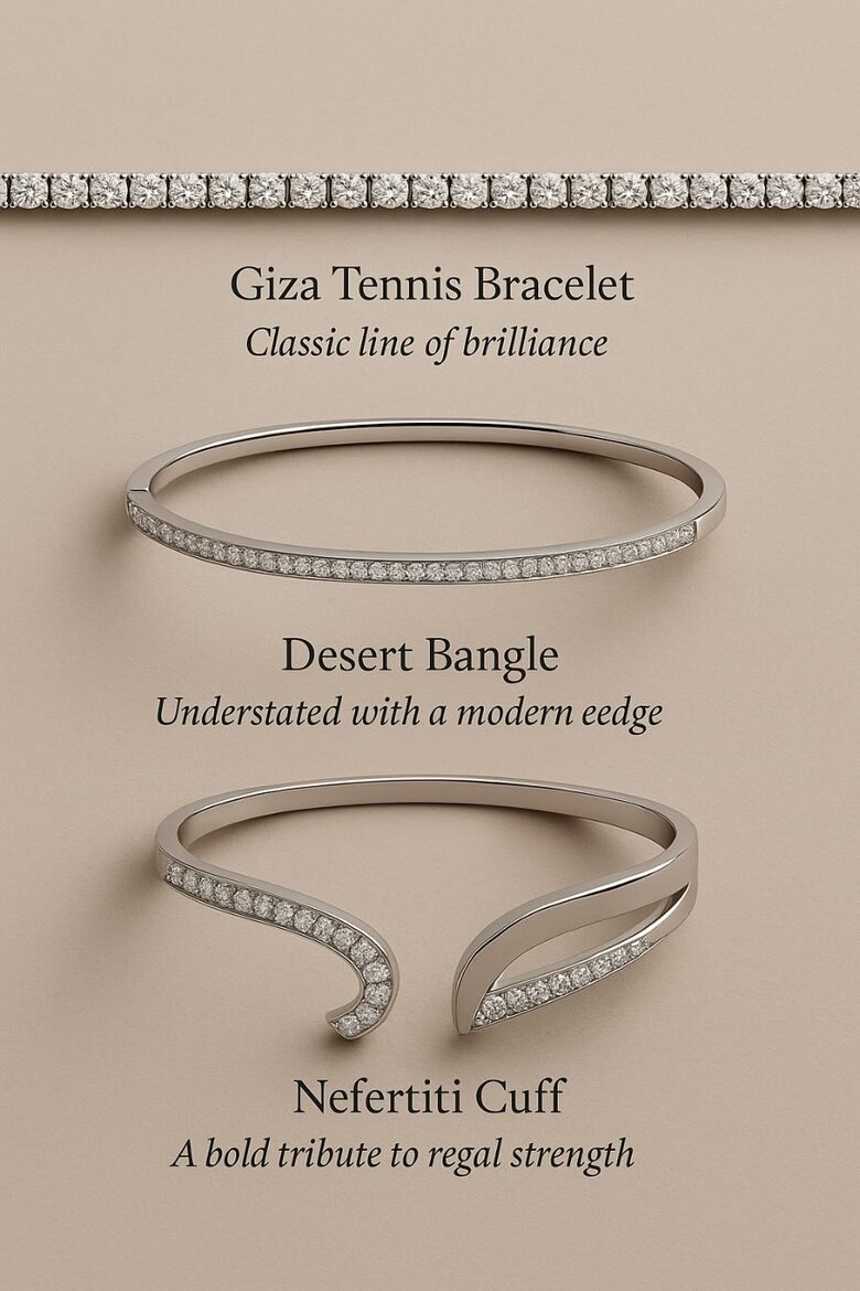 3 diamond Bracelets designs