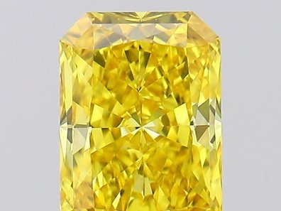 璀璨 0.52 克拉鲜艳黄色 VVS2 实验室培育钻石