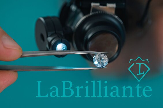 Image: GIA Certification Process for Lab-Grown Diamonds - Step-by-step laboratory analysis showing spectroscopy equipment, grading stations, and certificate generation