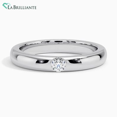 Apex 18K 白金实验室钻石戒指