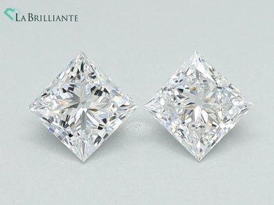 0.50 Ct. Princesse Diamant cultivé en laboratoire