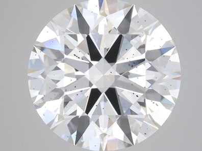 7.02 Carat SI1 Round Lab-Grown Diamond (diamant rond cultivé)