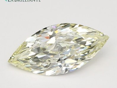 Diamant cultivé par un laboratoire jaune