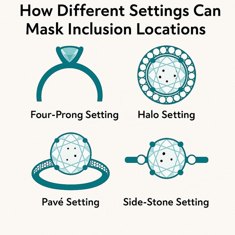 come le diverse impostazioni possono mascherare le posizioni di inclusione