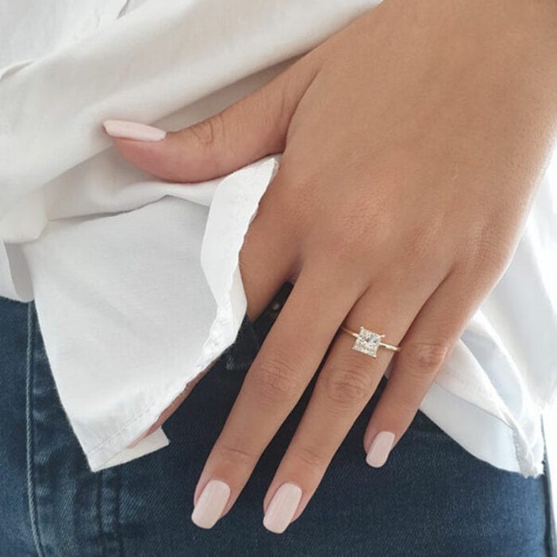 公主式切割实验室培育钻石