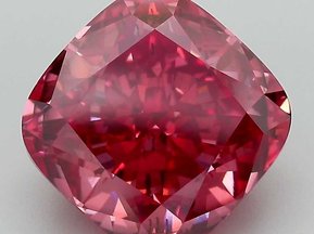 5.54 Ct. Fancy Vivid Purple Cushion Lab-Grown Diamond