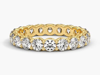 Elodie Lab Diamond Eternity Ring (2 ct. tw.) in 14K Yellow Gold