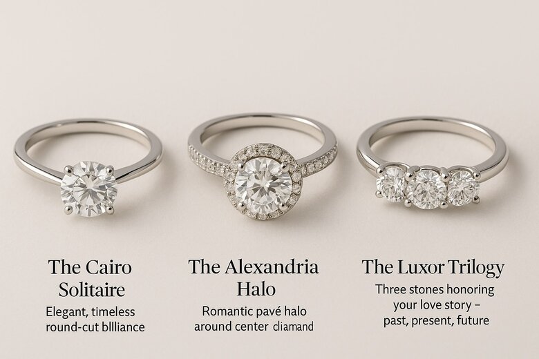 3 Engagement rings designs