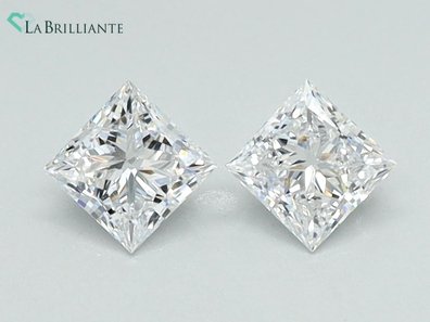 0.42 Ct. Princesse Diamant cultivé en laboratoire